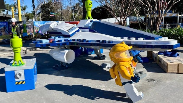 Legoland California displays new attractions during a tour of its Lego Galaxy themed land. (Photo by Brady MacDonald, Orange County Register/SCNG)
