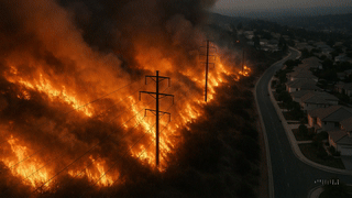Sora did a pretty nice job of modeling a wildfire