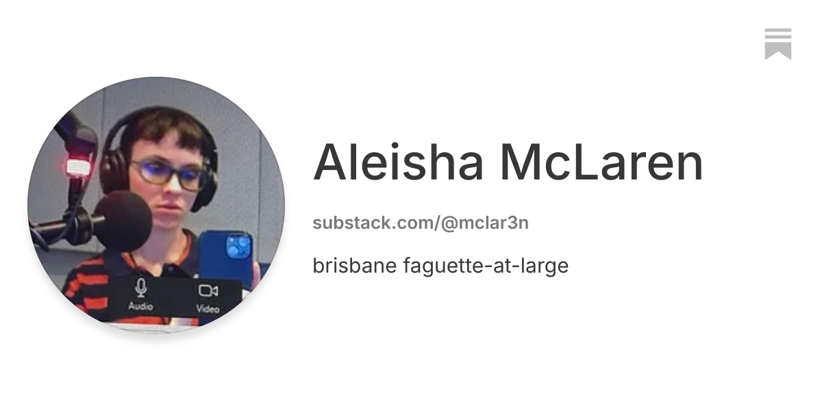 Aleisha McLaren | Substack