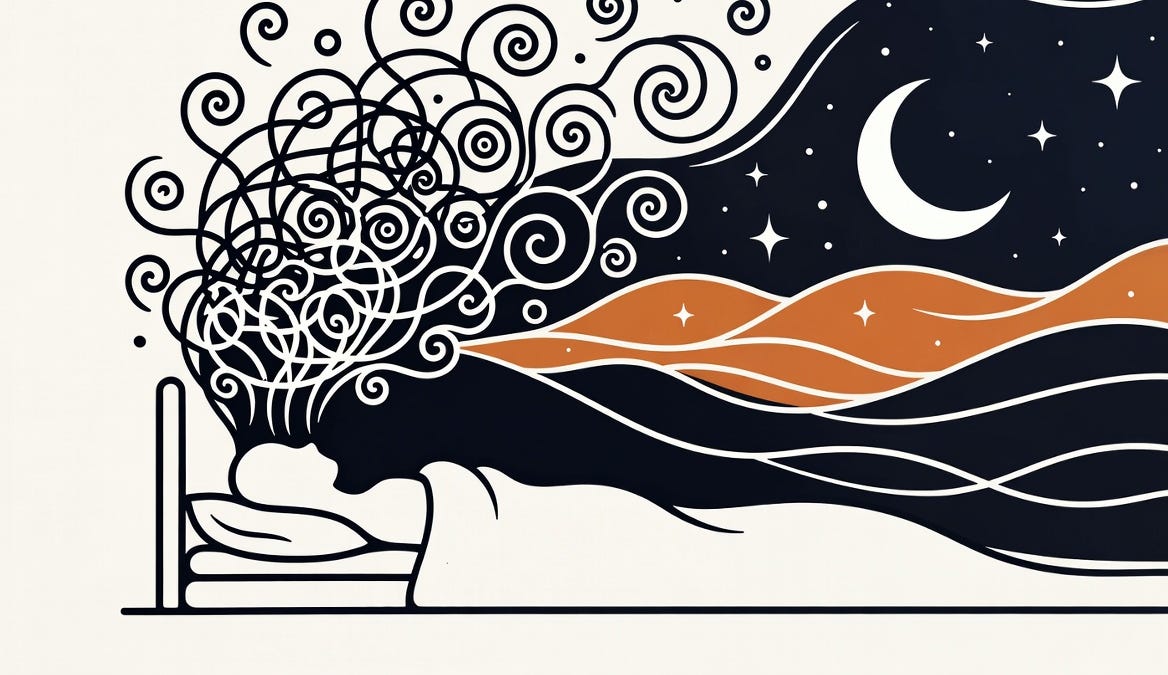 The Reason You Can't Stop Overthinking At Night