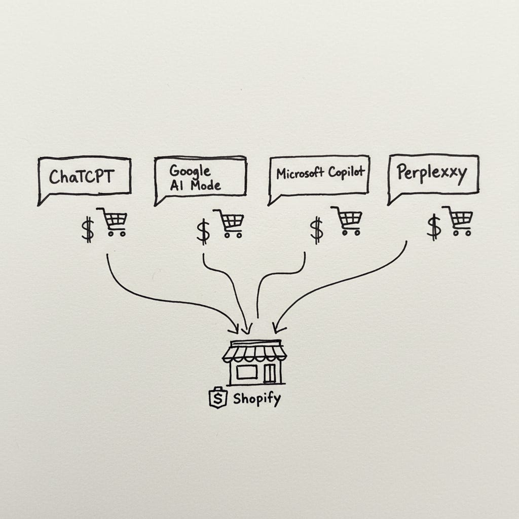 The four AI shopping channels