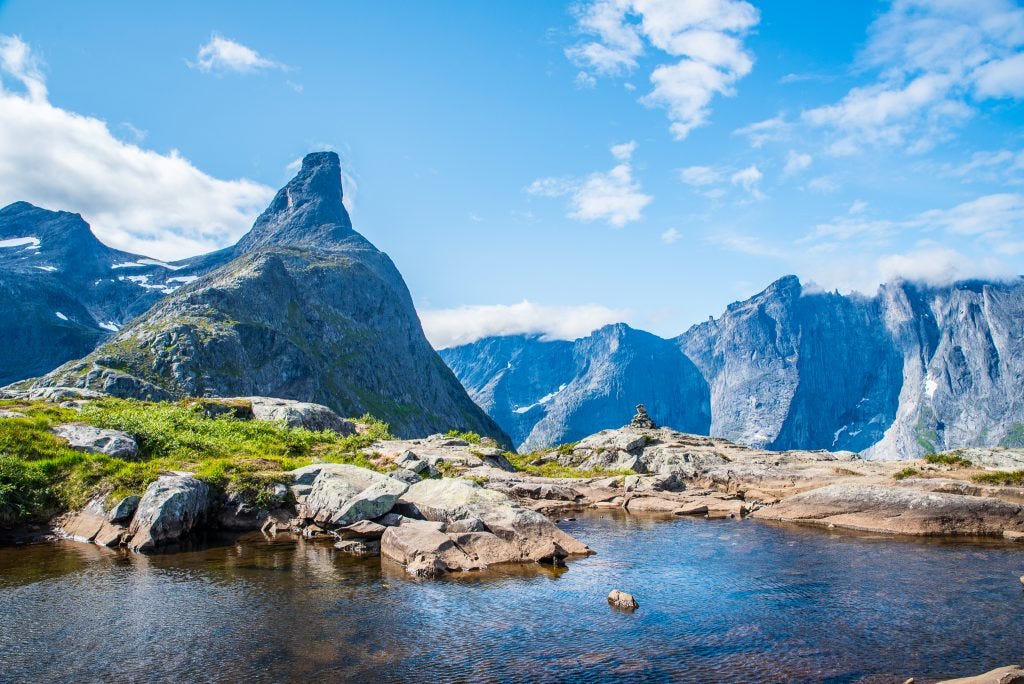 Views from Litlefjellet in Romsdalen, Norway - TRAVELS BY KNUTTE