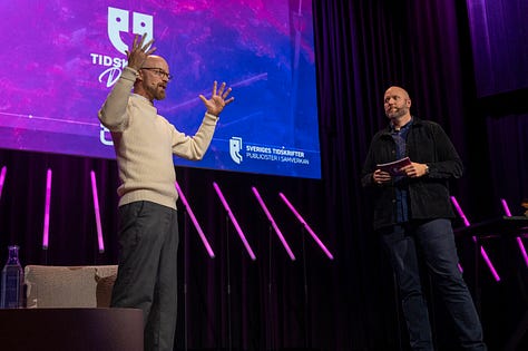 Bilder från Spår 2 på Tidskriftsdagen. Foto: Anette Persson