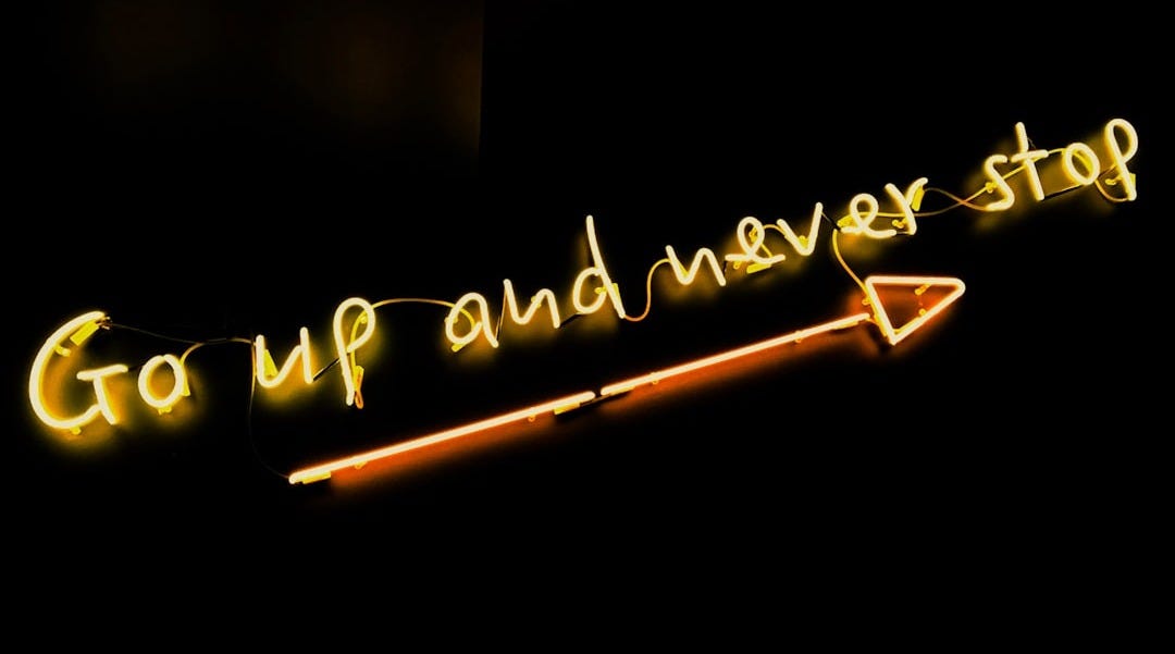 black background with yellow text overaly