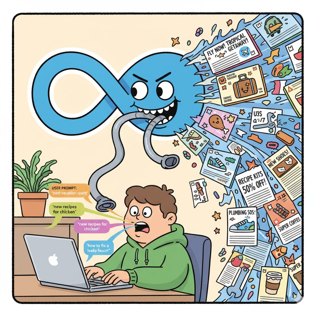 Another Reason to Avoid Meta: Targeted Ads Based on Your Private Prompts