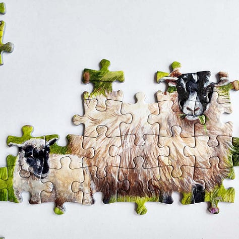 Falcon Highland Farm Jigsaw Puzzle