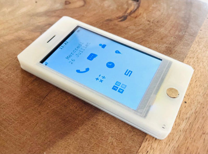 Un prototype de smartphone