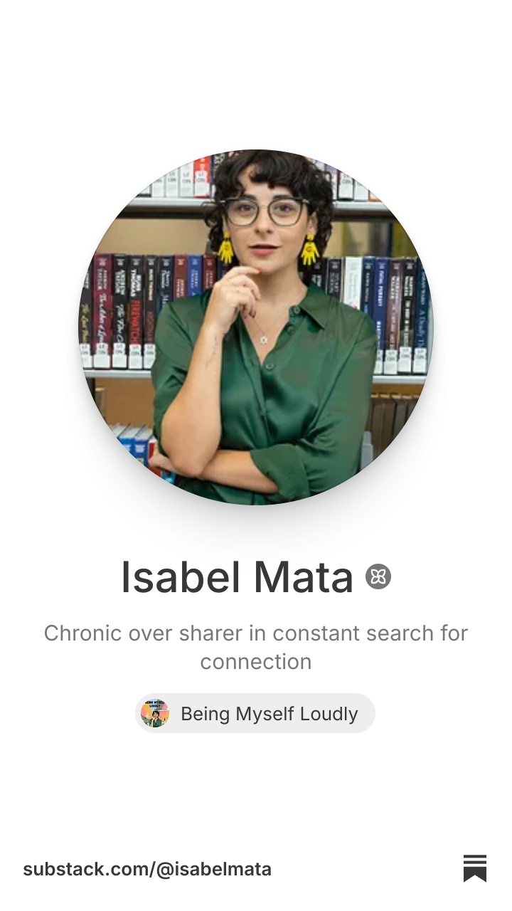 Isabel Mata | Substack