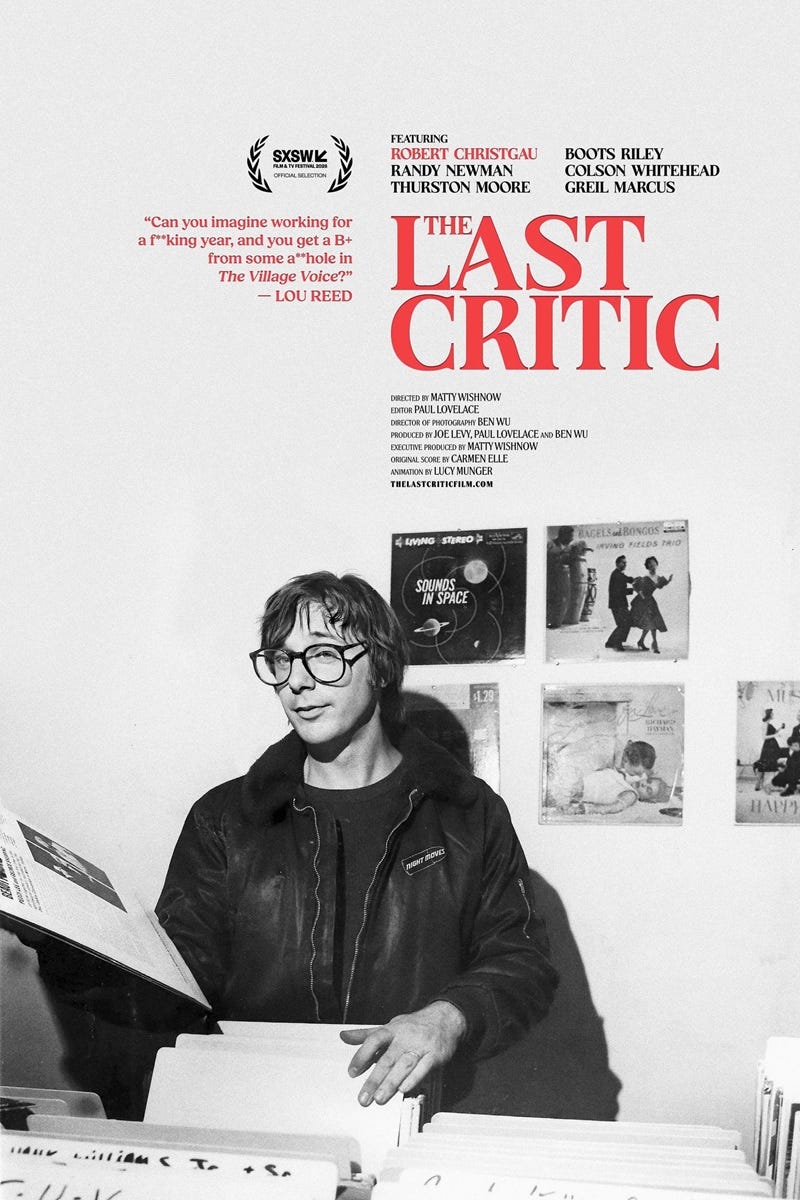 The Documentary About Legendary Rock Critic Robert Christgau to Premiere at SXSW 2026 » LIVING LIFE FEARLESS The Documentary About Legendary Rock Critic Robert Christgau to Premiere at SXSW 2026 » LIVING LIFE FEARLESS