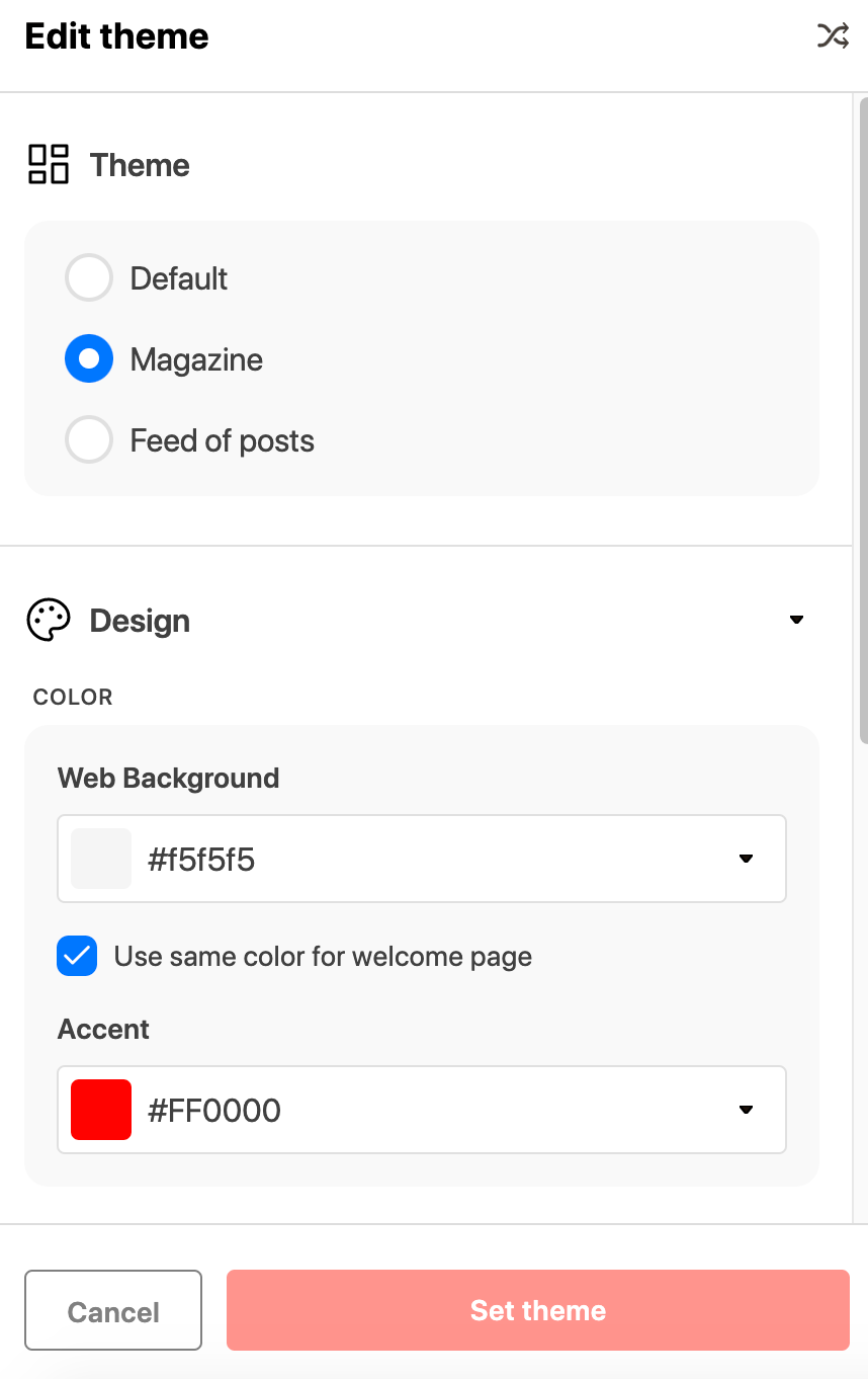 Substack Color Themes StackHacks - Customize Call To Action Buttons in SubStack - Wording and ...