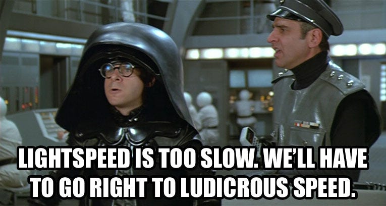 Spaceballs Quotes Ludicrous Speed. QuotesGram