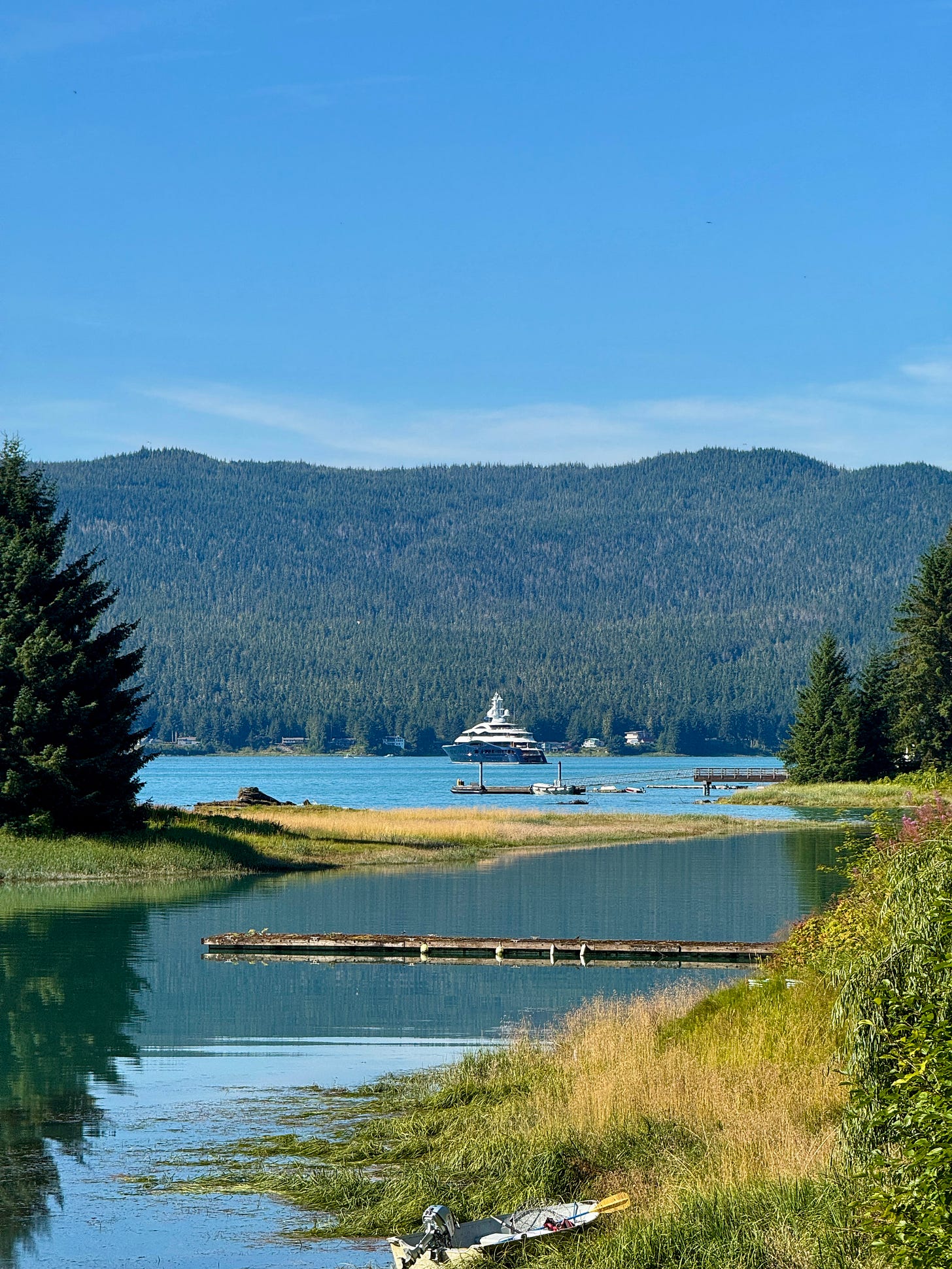 Mark Zuckerberg's yacht in Alaska