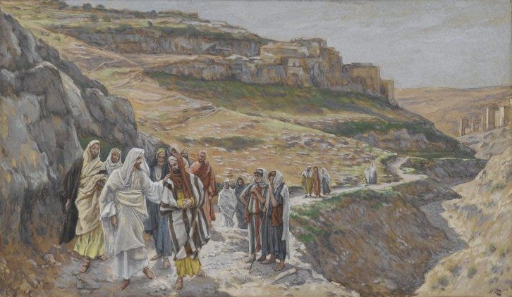 Archivo:Brooklyn Museum - Jesus Discourses with His Disciples (Jésus s'entretient avec ses disciples) - James Tissot.jpg
