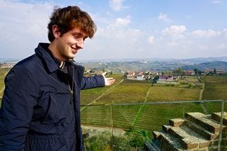 Luca Giacosa points out home Luca Giacosa points out home