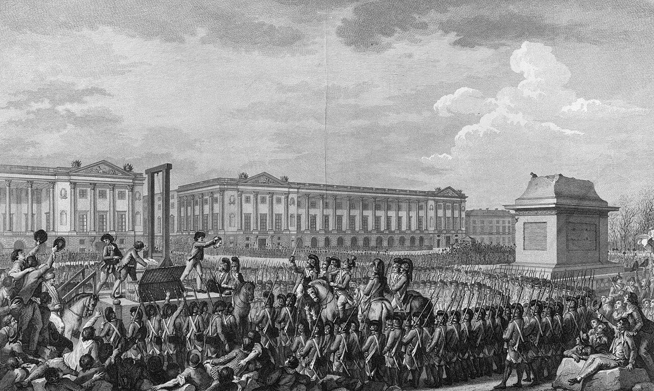 Anonymous, The Execution of Louis XVI, 1793 Anonymous, The Execution of Louis XVI, 1793
