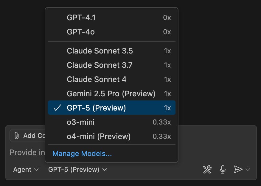 Complex Agentic Coding with Copilot: GPT-5 vs Claude 4 Sonnet
