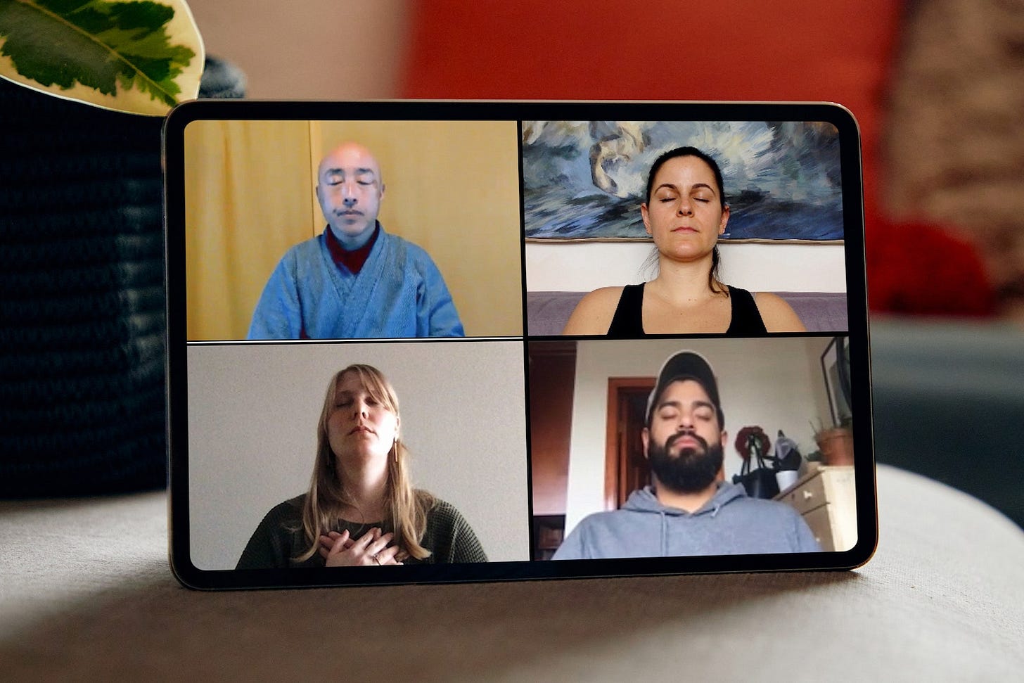 We meditated with a monk through Zoom and here&#39;s how it went | Condé Nast  Traveller India