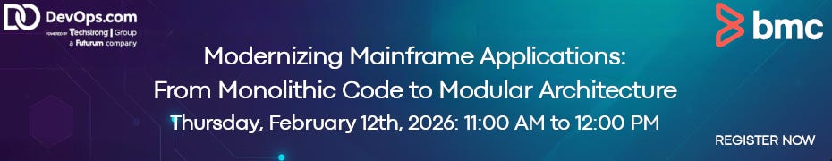Modernizing Mainframe Applications: From Monolithic Code to Modular Architecture (Feb. 12th)