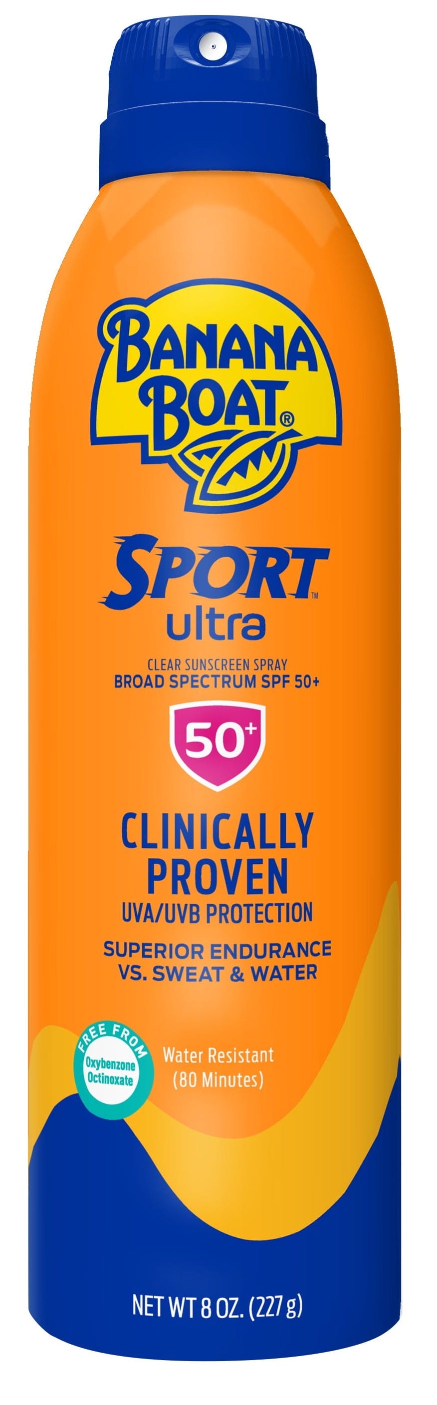Banana Boat Ultra Sport Sunscreen Spray SPF 50 8oz Bonus Size - Walmart.com