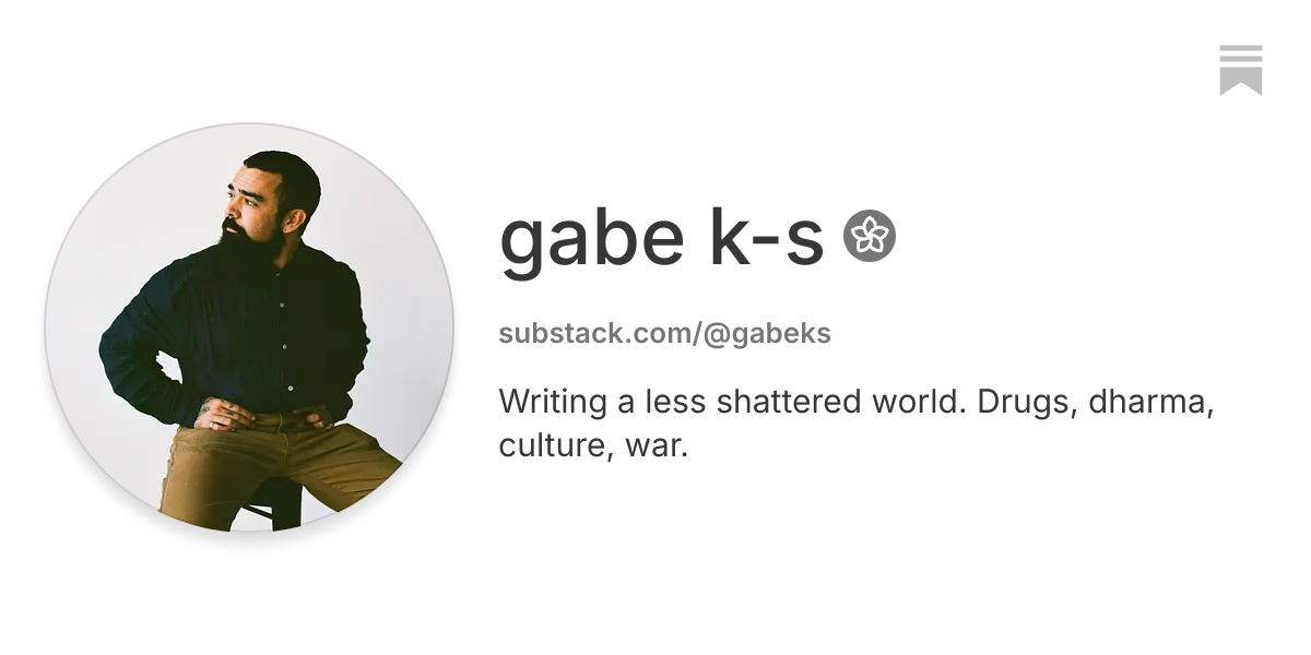 gabe k-s | Substack