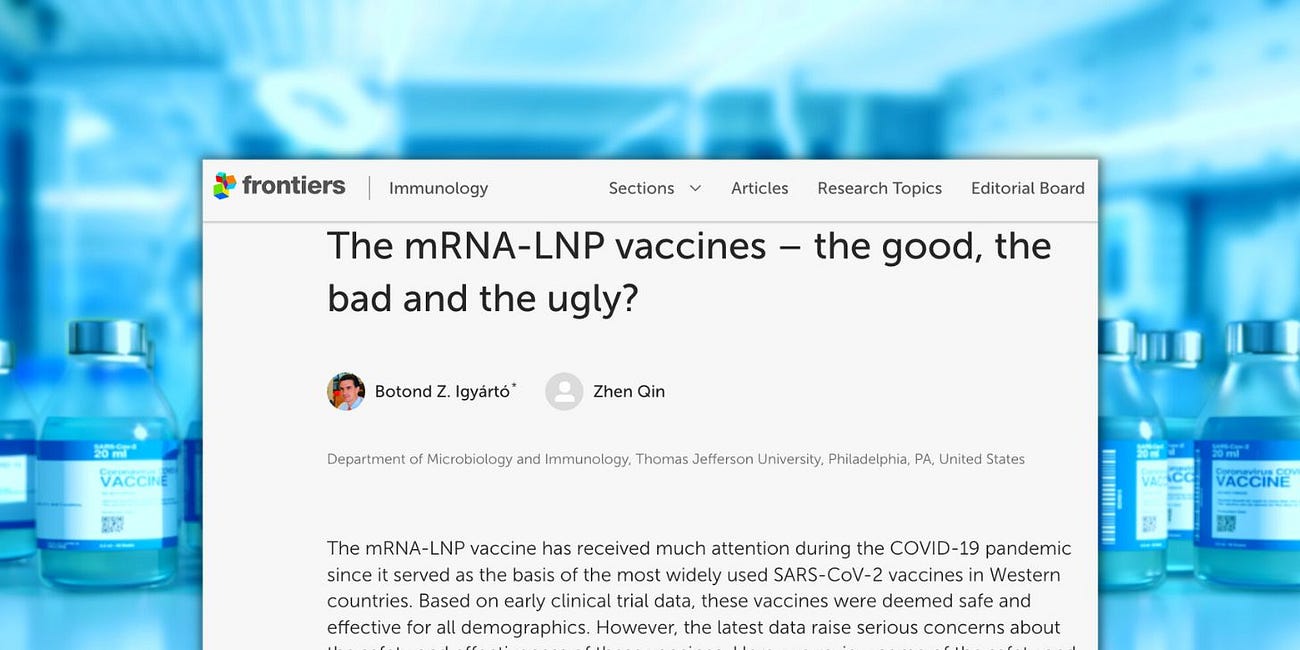 'Latest Data Raise Serious Concerns About the Safety and Effectiveness' of COVID Jabs: Journal 'Frontiers in Immunology'