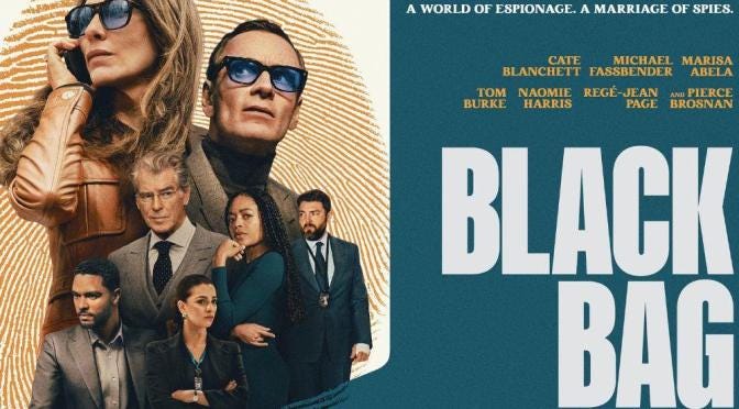 Cinema Review: Black Bag (2025) – Christie meets le Carré in this stylish,  sexy and witty spy whodunnit! | The Cinema Fix presents