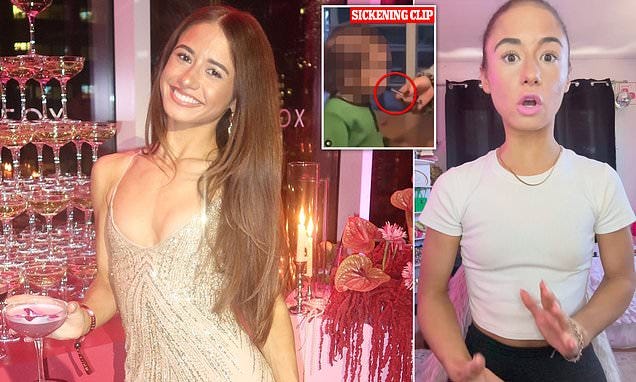 Influencer Fiona Jordan makes toddler SMOKE VAPE in horrifying video - then  gives pathetic excuse | Daily Mail Online