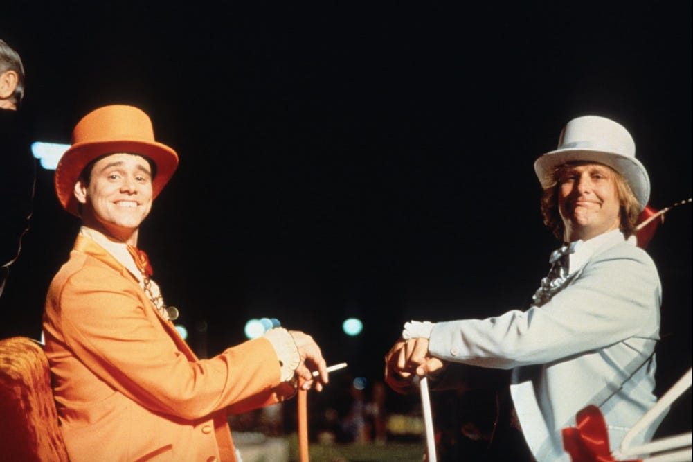 A still from the film Dumb and Dumber