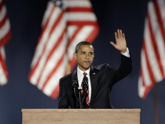 'President-Elect Barack Obama Acceptance Speech, Grant Park, Chicago ...