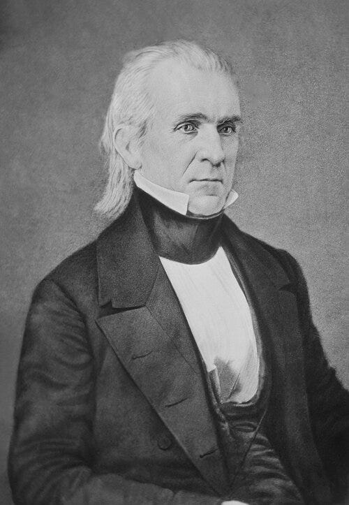 James Polk. Letting it all hang out.