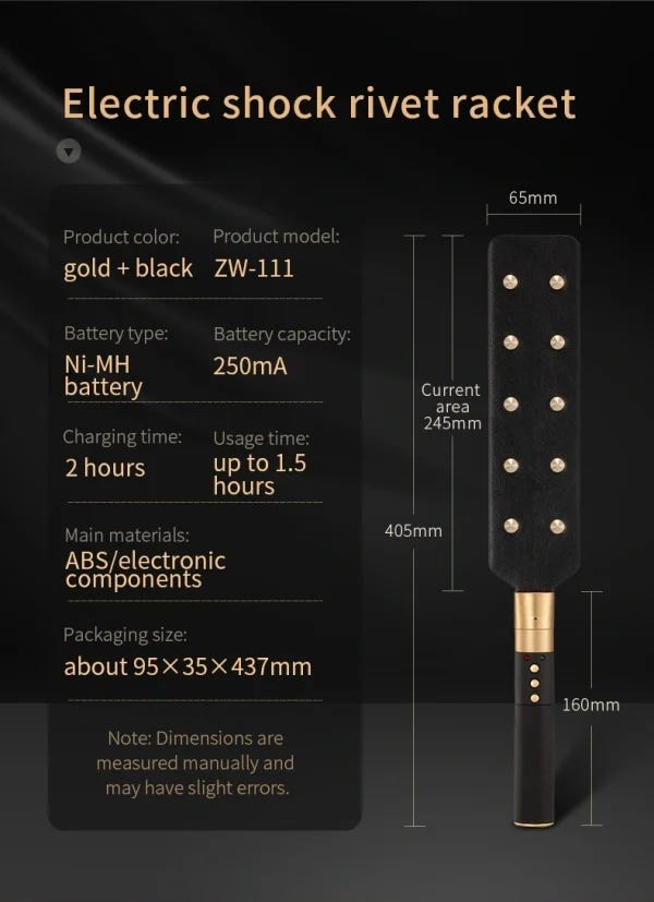 Electric Paddle - Electric shock rivet shot (ZW-111) - Image 4