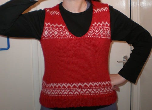 Fairisle Sleeveless Jumper Fairisle Sleeveless Jumper