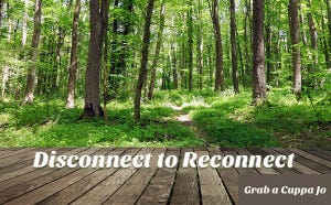 Disconnect to Reconnect for better health Disconnect to Reconnect for better health