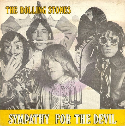 The Rolling Stones – Sympathy For The Devil – Vinyl (7", 45 RPM), 1968  [r2488845] | Discogs
