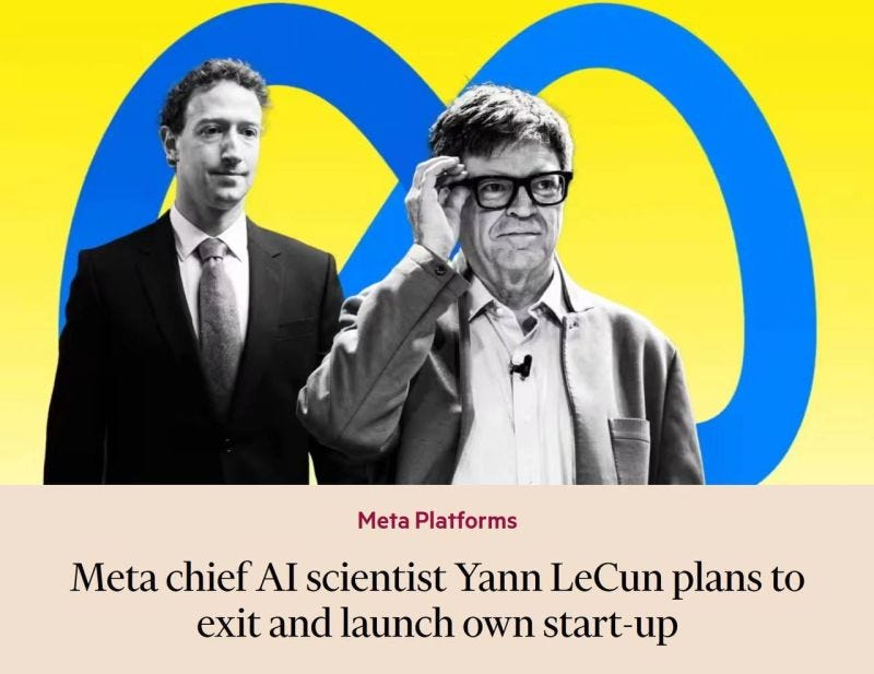 AI scientist Yann LeCun to leave Meta | LinkedIn