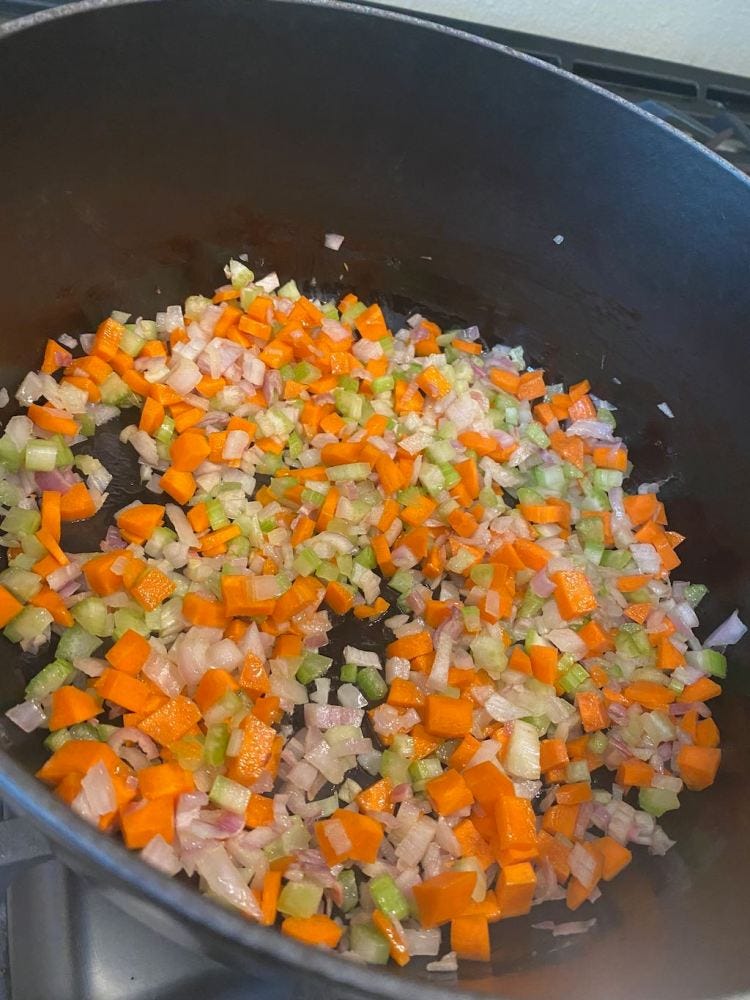 carrots shallots celery