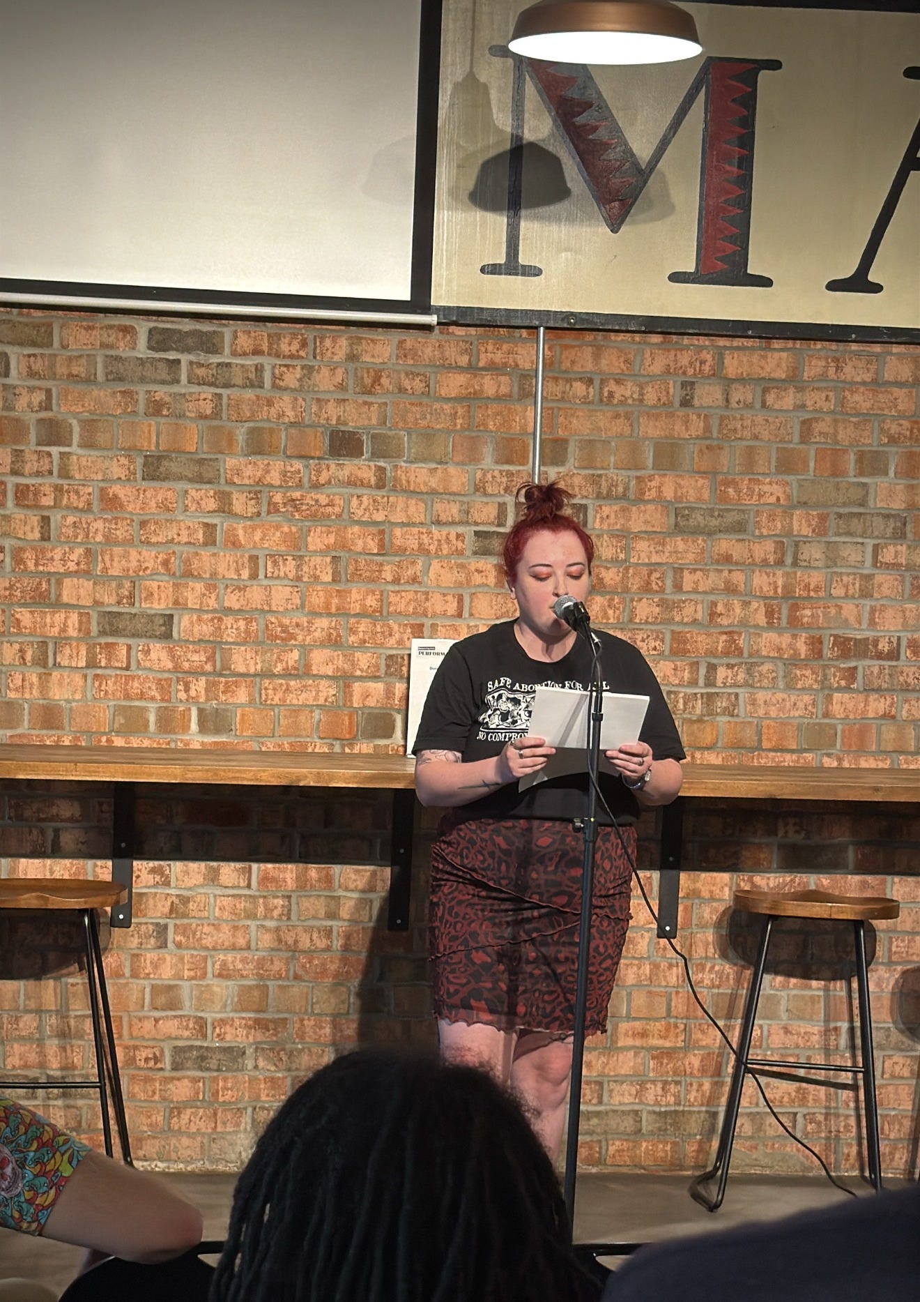 nat raum reading a poem at Red Emma's during Balancing Act: Performance and Protest nat raum reading a poem at Red Emma's during Balancing Act: Performance and Protest