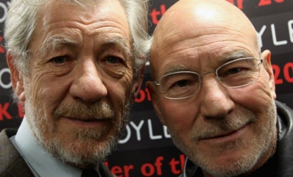 patrick stewart ian mckellen help man propost marriage to boyfriend 2014