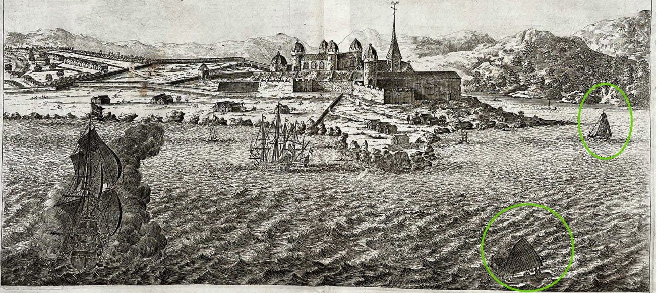  'Casteel Del Mina ten tyde der Portugesen, 1725