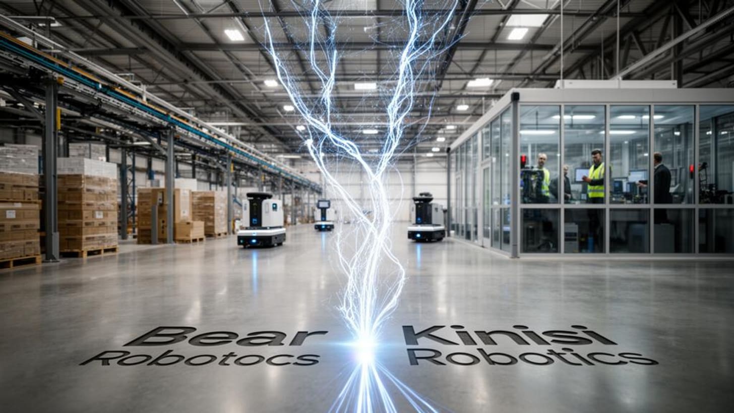 Bear Robotics signs agreement to acquire Kinisi Robotics, adding humanoid manipulation to a fleet of 16,000 deployed service robots