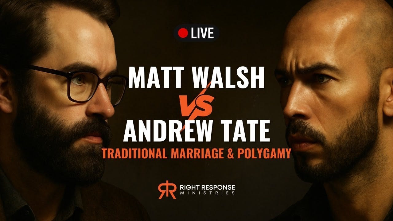 Matt Walsh Vs Andrew Tate: Traditional Marriage & Polygamy Matt Walsh Vs Andrew Tate: Traditional Marriage & Polygamy