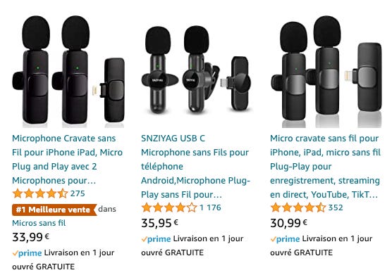 Des micros bien pourris