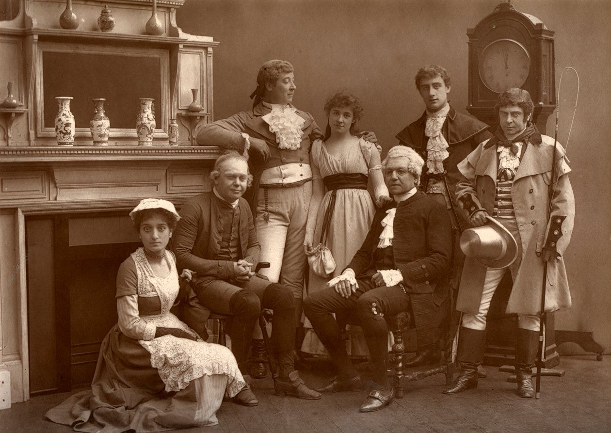 The Vaudeville Company in The Road to Ruin, at the Vaudeville Theatre,  London