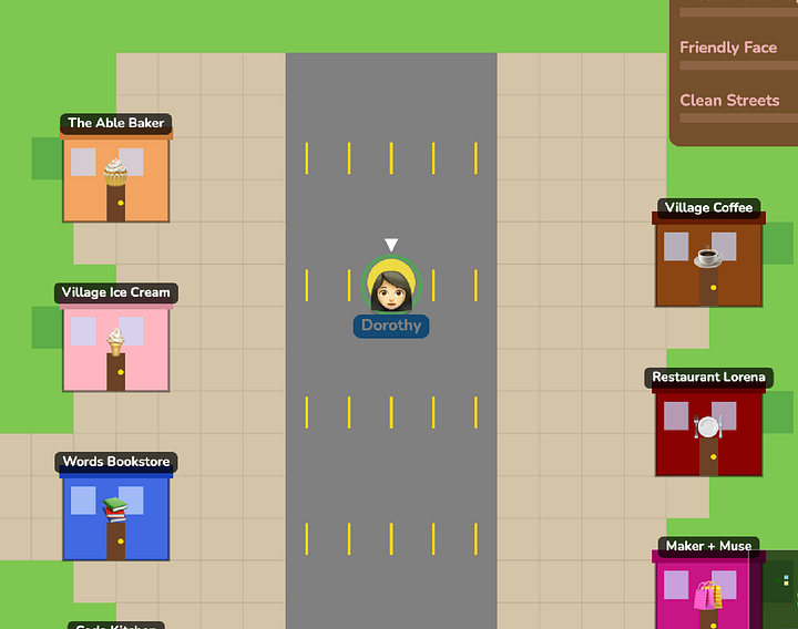 The first image shows a Meal Planning app; the second shows a poll for finding dates that work for a group; the 3rd is a simple RPG game and the 4th is the homepage for a game called Block Smash