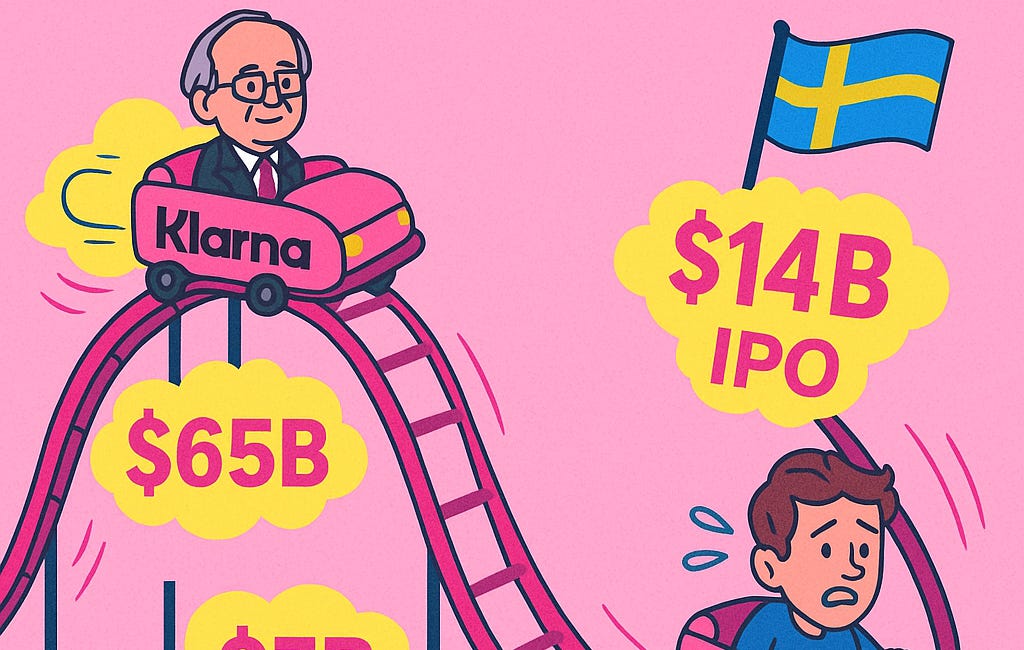 Straight Outta Sweden: Klarna’s $45B Hype, Its $7B Bottom, and the $14B IPO Test For Investors Today