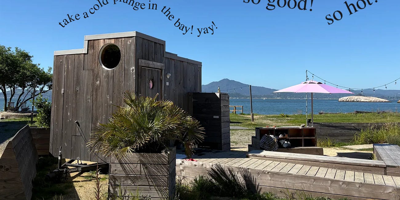 swimwear trendspotting at the bay area's coolest sauna
