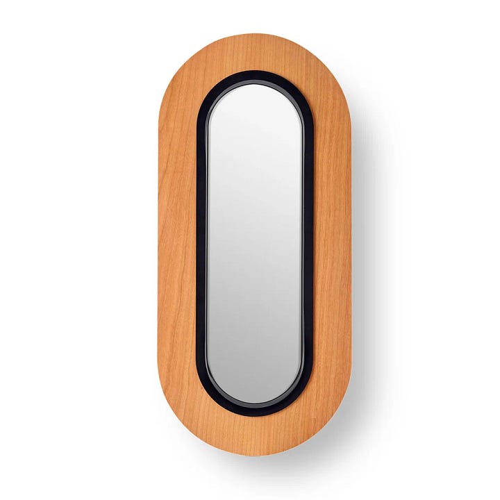 Helios Table Light from Ghidini 1961 | Lens Oval Wall Light from LZF