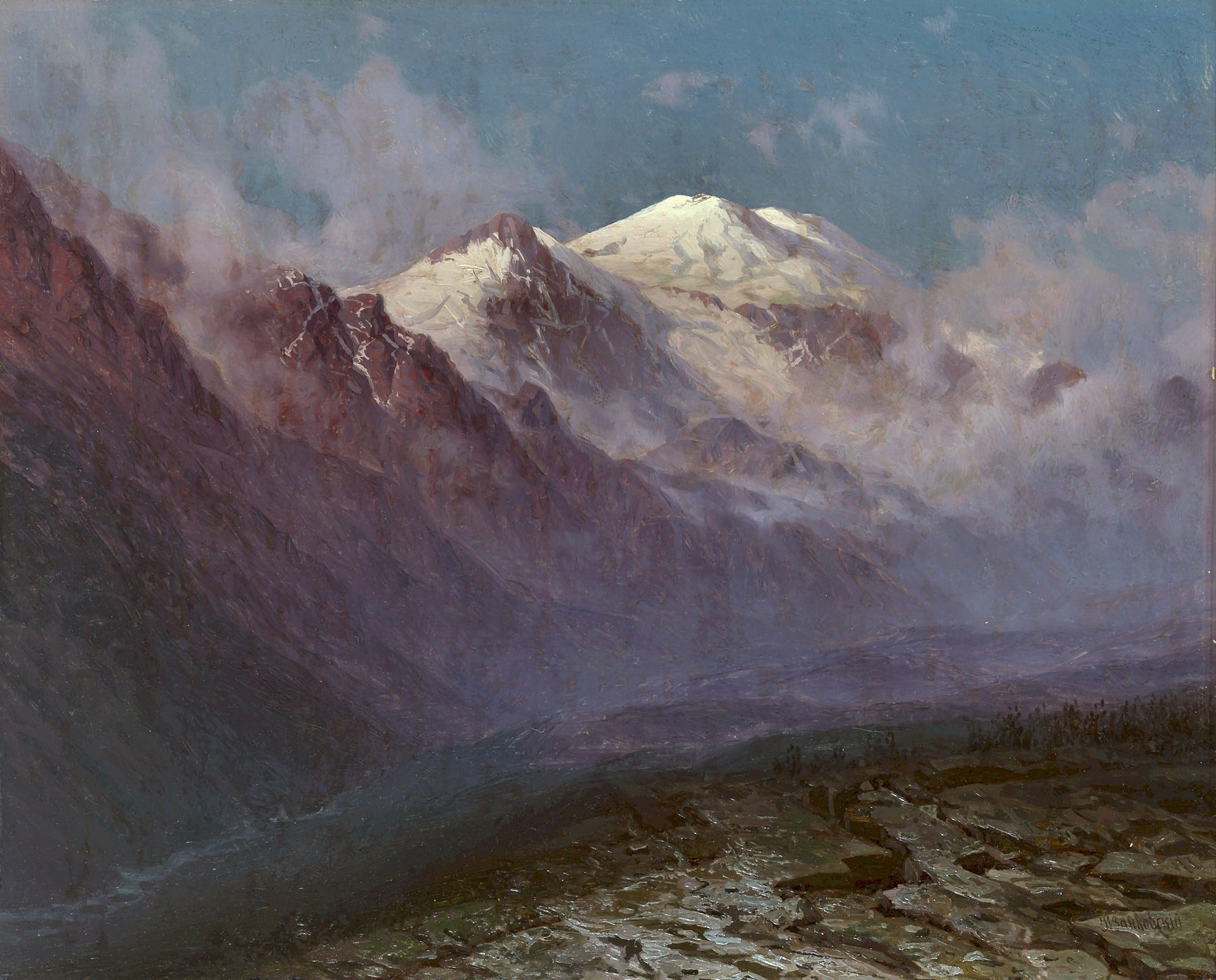 Caucasus Mountains - by M. E. Rothwell - Cosmographia