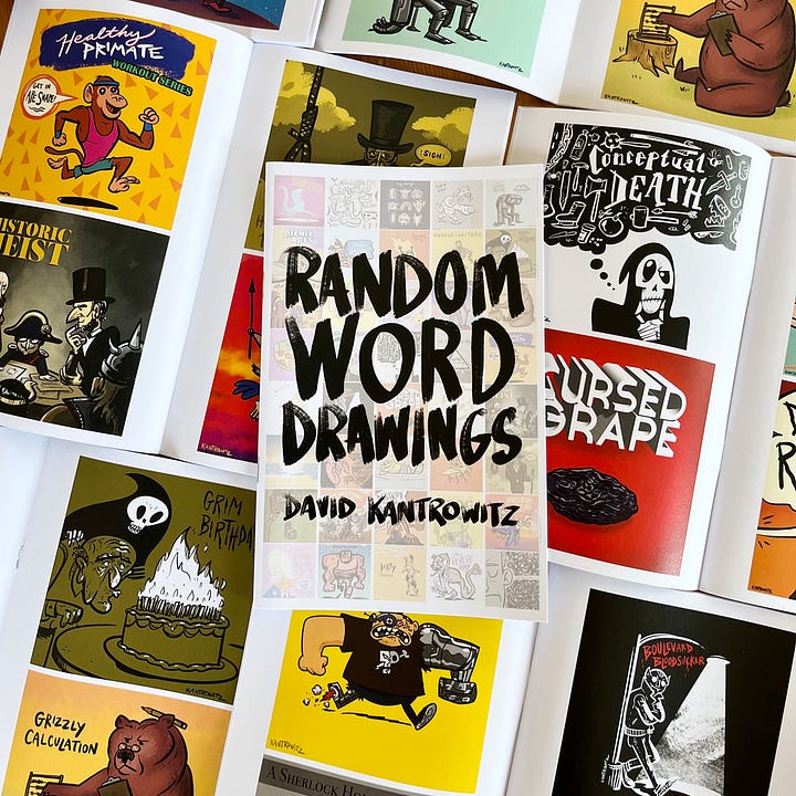 "Helluva Sandwich" and "Random Word Drawings"