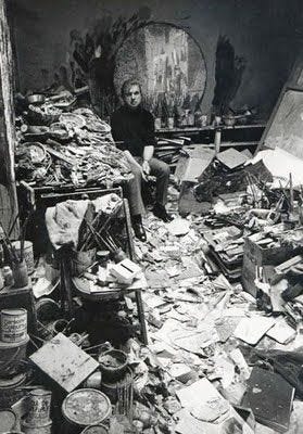 Francis Bacon in his Studio 1977